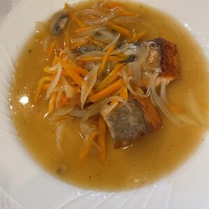 鮭の野菜あんかけ(リメイクレシピ)